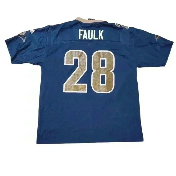 Adidas NFL Los Angeles Rams St Louis Marshall Faulk XXL Jersey - Picture 2 of 7